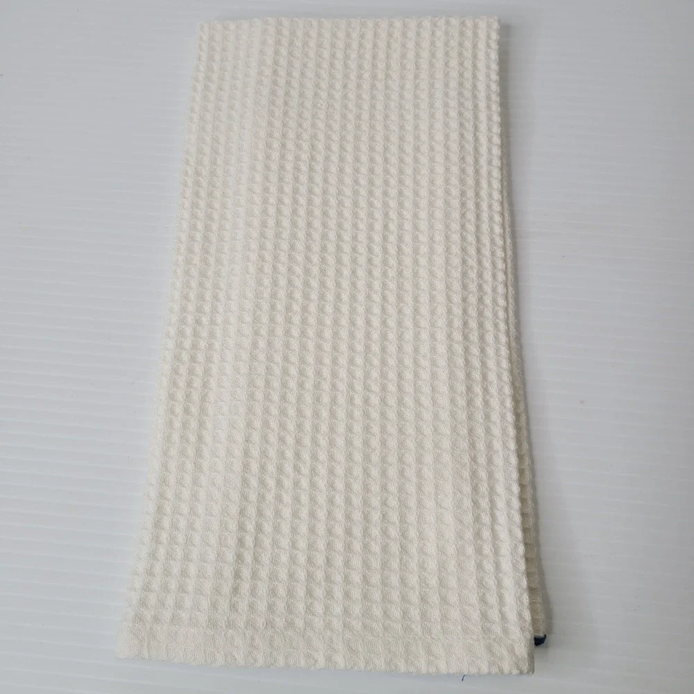 TAG Brand Dish Towel Embroidered Fireworks USA Patriotic Design White NEW RARE